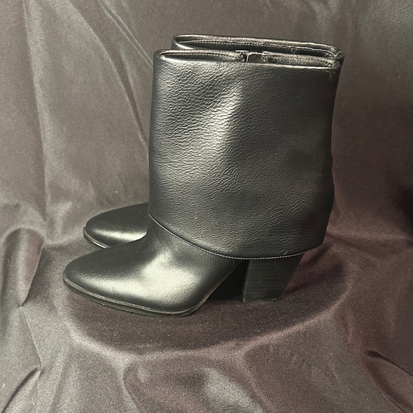 👢 Jessica Simpson Black Heeled Boots - Picture 7 of 8